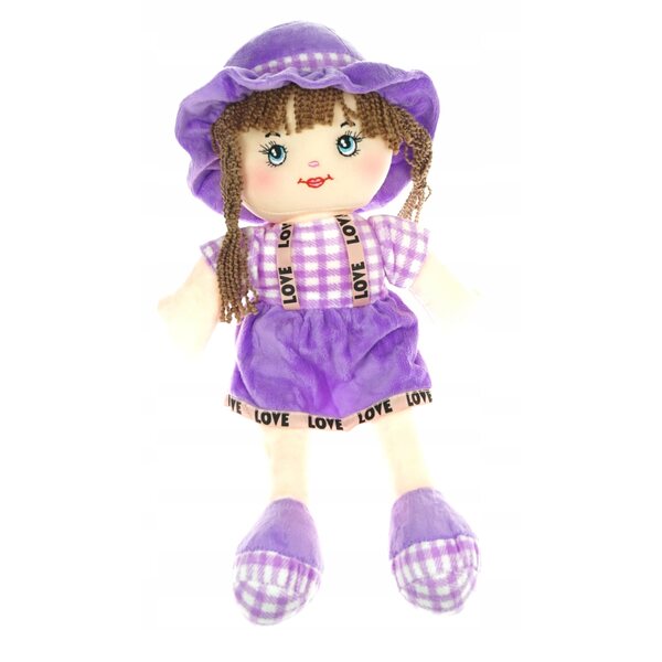 Laluka peluche 50 cm con vestiti in velluto per bambini dai 3 anni
