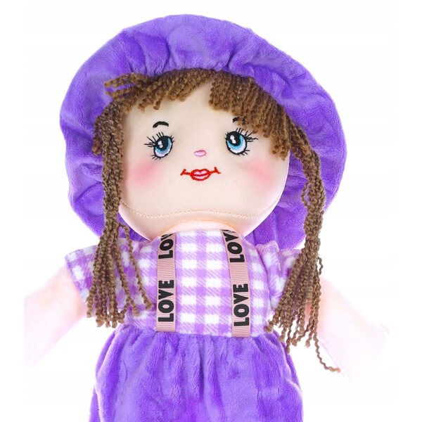 Laluka peluche 50 cm con vestiti in velluto per bambini dai 3 anni
