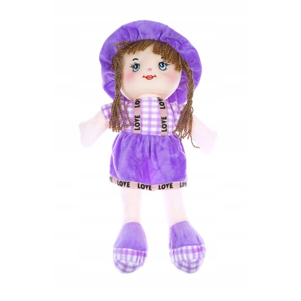 Laluka peluche 50 cm con vestiti in velluto per bambini dai 3 anni