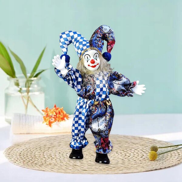 Dekorative Lalcka Klauna 35 cm – Sammlerornament für Zuhause und Büro
