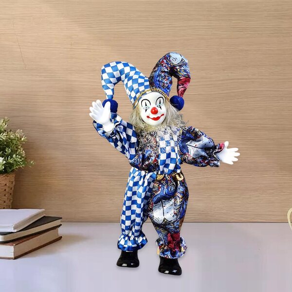 Dekorative Lalcka Klauna 35 cm – Sammlerornament für Zuhause und Büro