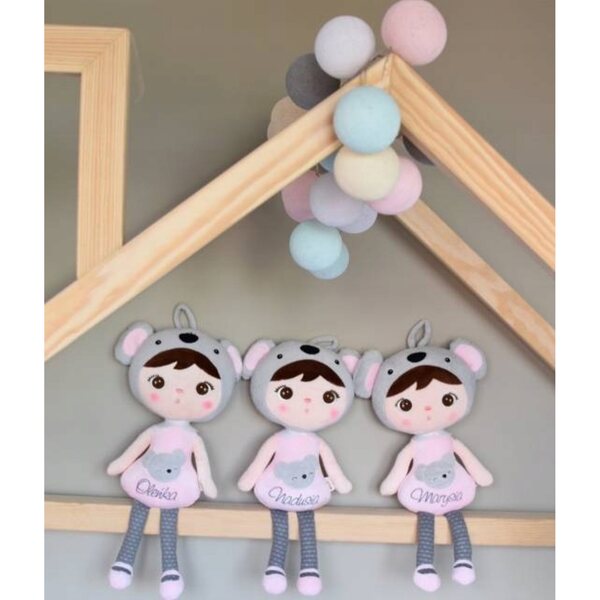 Metoo Koala Bear bambola XXL 70 cm personalizzabile con nome per neonati