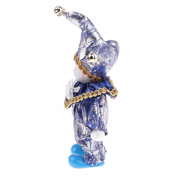 Pagliaccio in porcellana 16 cm - decorazione esclusiva e regalo da collezione
