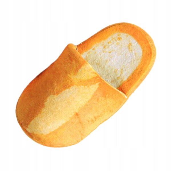 Pantofole in peluche antiscivolo stile pane morbido unisex 39-42