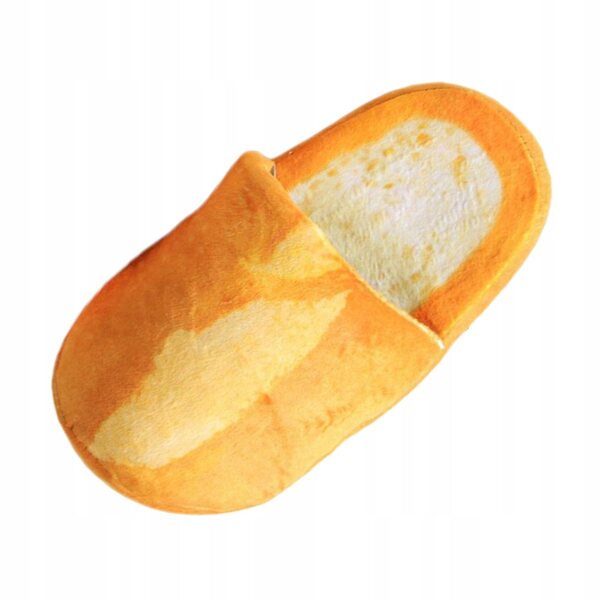 Pantofole in peluche antiscivolo stile pane morbido unisex 39-42