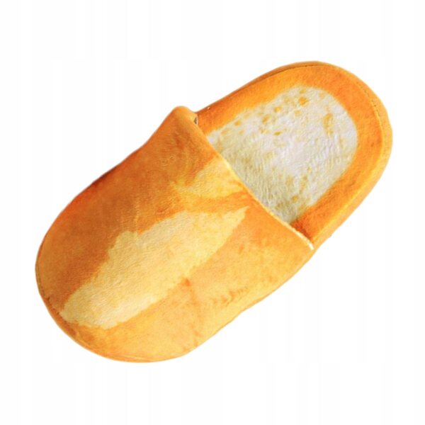 Pantofole in peluche antiscivolo stile pane morbido unisex 39-42