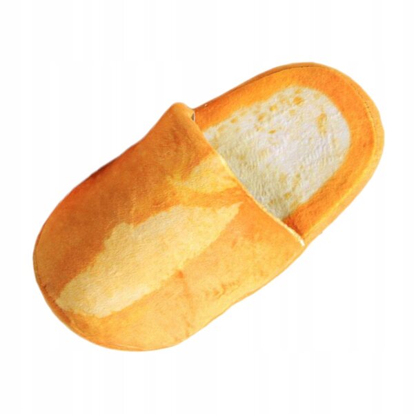 Pantofole in peluche antiscivolo stile pane morbido unisex 39-42