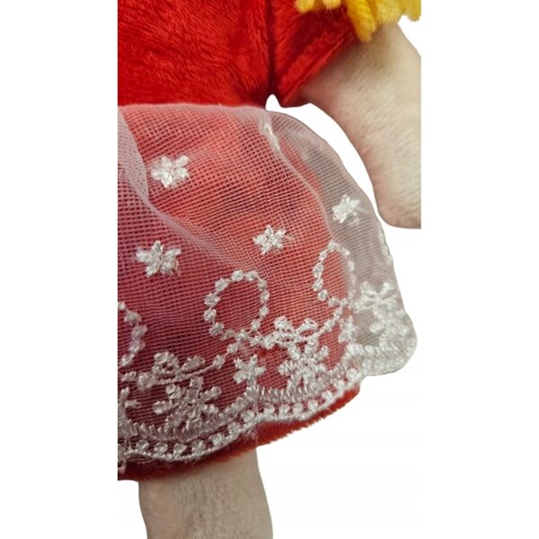 Bambola di pezza Zuzia con grembiule di pizzo e perle 35 cm Emaj