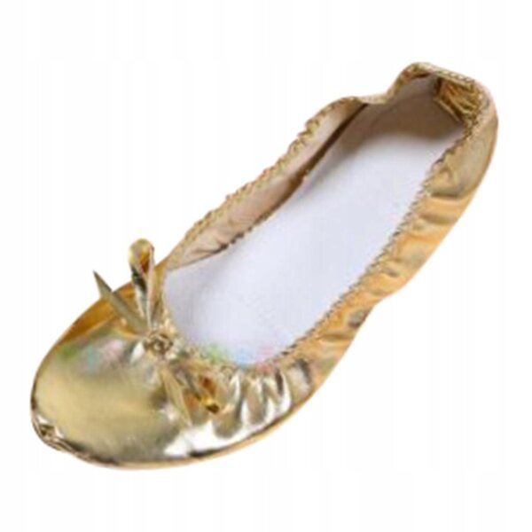 Damen-Ballettschuhe aus Leder mit geteilter Sohle, Größe 40