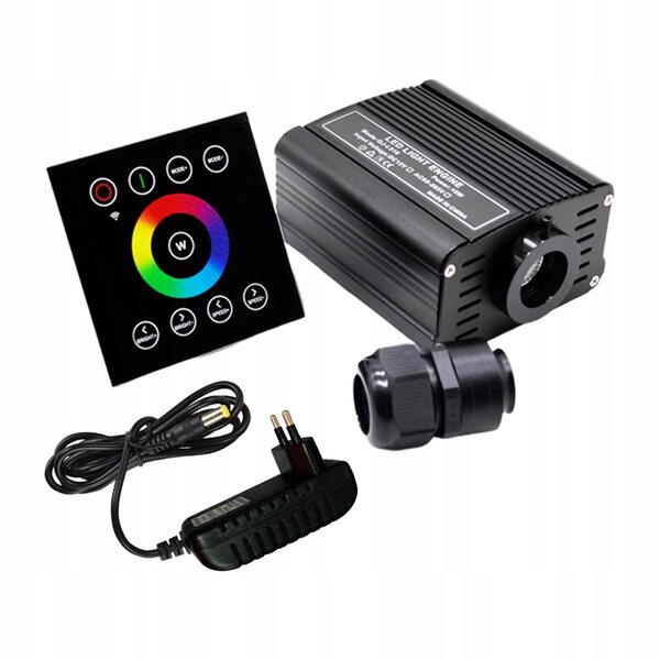 Glasfaser-LED-Engine mit Touch-Controller, RGB-Licht und Intensitätsanpassung