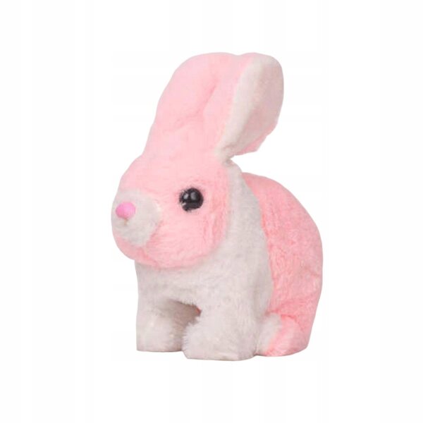 Giocattolo Elettronico Coniglio Interattivo Peluche Rosa e Bianco per Bambini