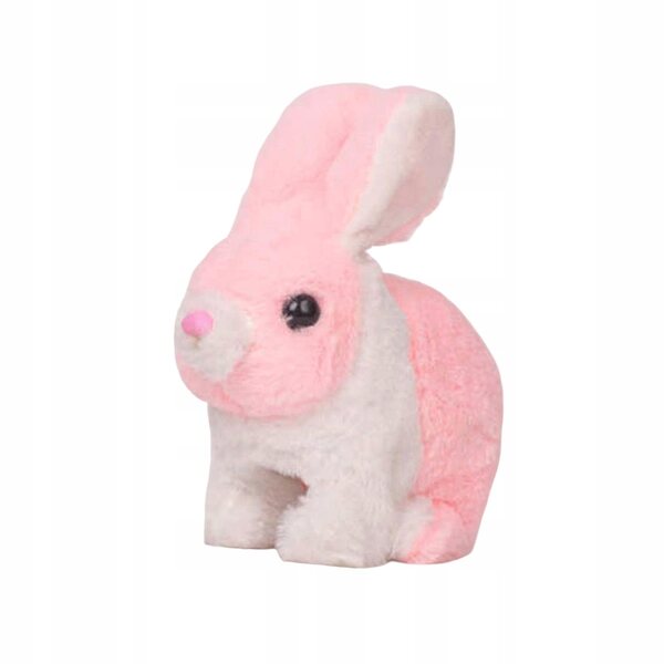 Giocattolo Elettronico Coniglio Interattivo Peluche Rosa e Bianco per Bambini