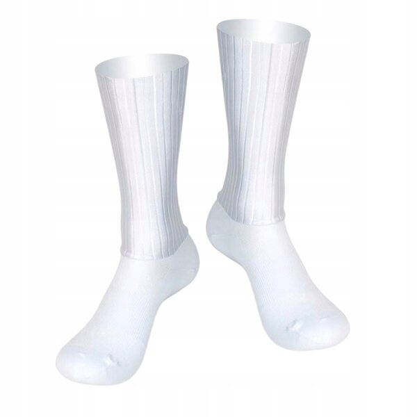 Calze da ciclismo traspiranti unisex elastiche e antiscivolo taglia 39-46