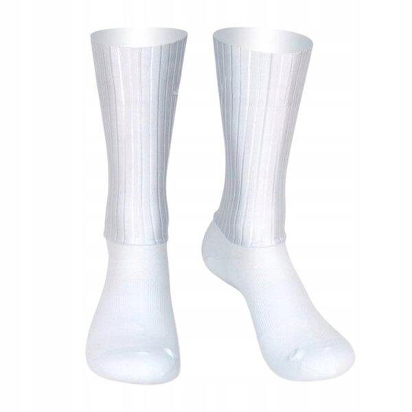 Calze da ciclismo traspiranti unisex elastiche e antiscivolo taglia 39-46