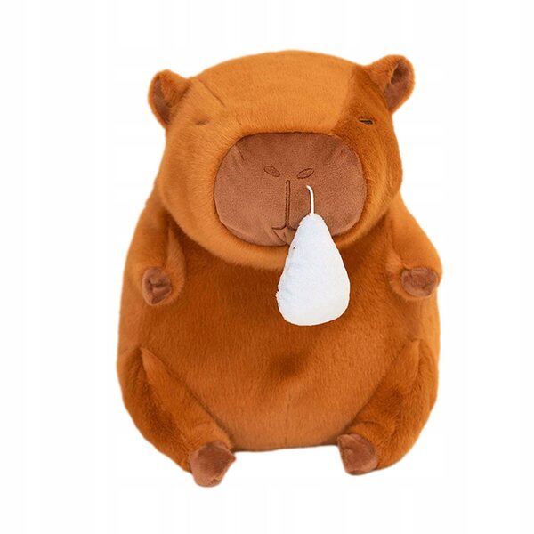 Capybara-Plüsch mit Blasensimulation, weich und realistisch, 33 cm