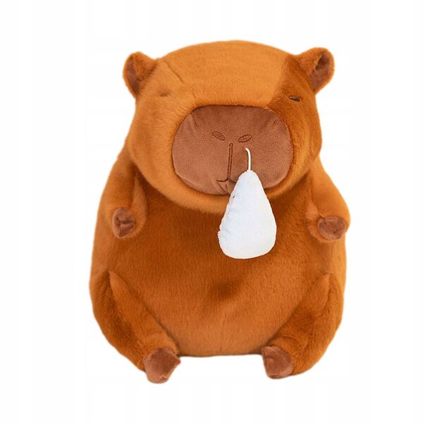 Capybara-Plüsch mit Blasensimulation, weich und realistisch, 33 cm