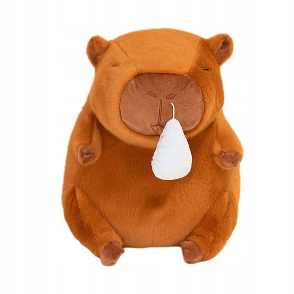 Capybara-Plüsch mit Blasensimulation, weich und realistisch, 33 cm