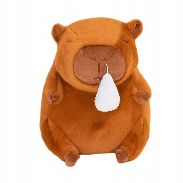 Capybara-Plüsch mit Blasensimulation, weich und realistisch, 33 cm