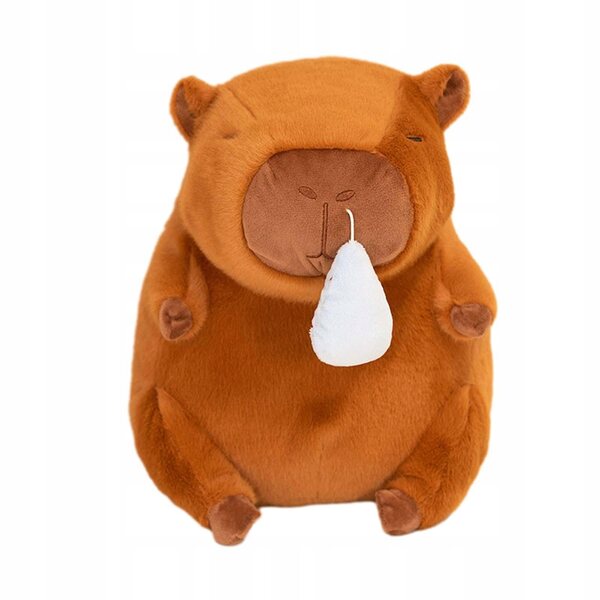 Capybara-Plüsch mit Blasensimulation, weich und realistisch, 33 cm