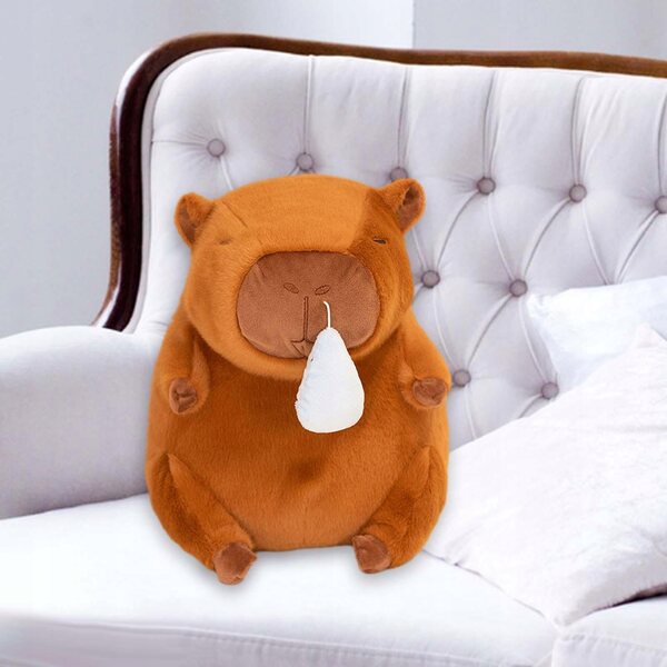 Capybara-Plüsch mit Blasensimulation, weich und realistisch, 33 cm