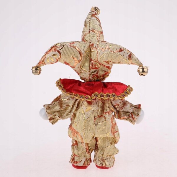 16 cm große Triangel-Puppe aus italienischem Porzellan – elegante Dekoration und Sammlung