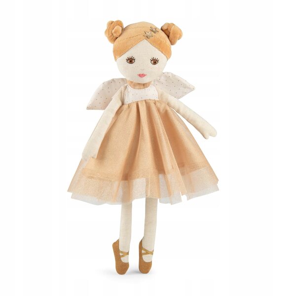 Moulin Roty Mélusine, bambola fata 39 cm in tessuto con ali glitterate