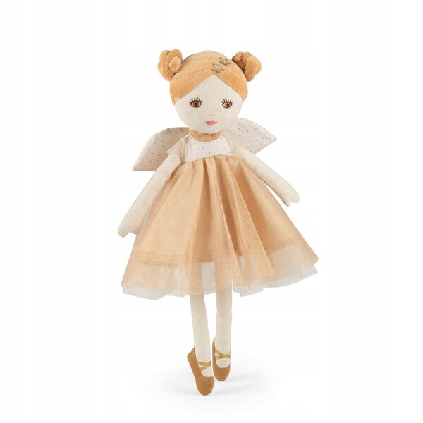 Moulin Roty Mélusine, bambola fata 39 cm in tessuto con ali glitterate
