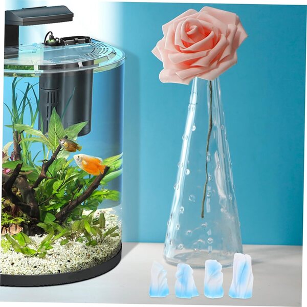 GALPADA Miniature Ghiacciaio in Resina 8 Pezzi, Decorazioni Realistiche per Casa e Tavolo