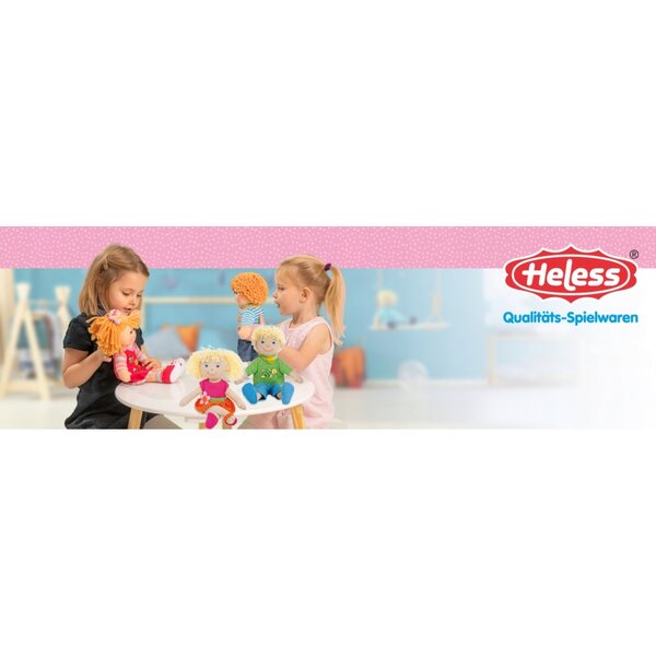 Bambola di Stoffa Heless 700 Lili con Vestito e Maglia per Bambini 0+