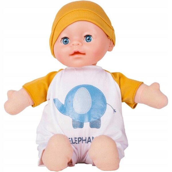 Bambola di pezza Tulimi 30 cm con suoni per bambini da 0 m+