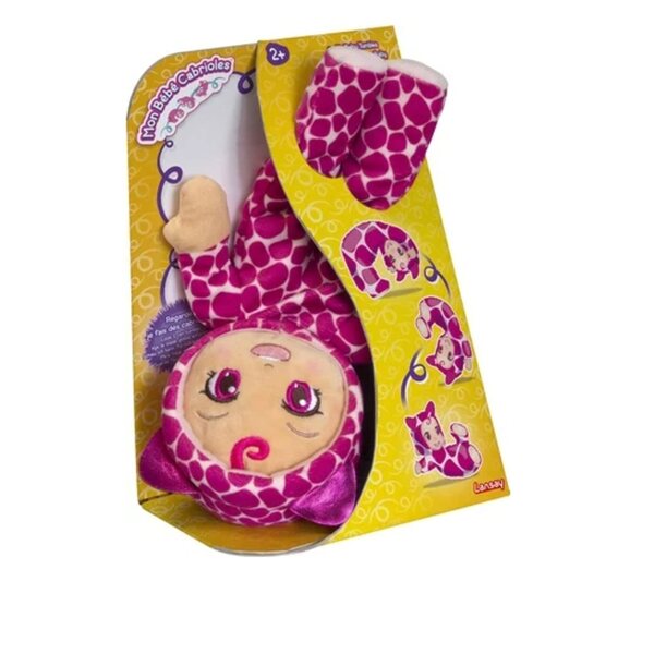 Bambola di pezza rosa Lansay Rag Doll, morbida e sicura per bambini 2+ anni