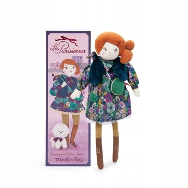 Moulin Roty bambola Constance edizione limitata 48 cm con abiti dettagliati