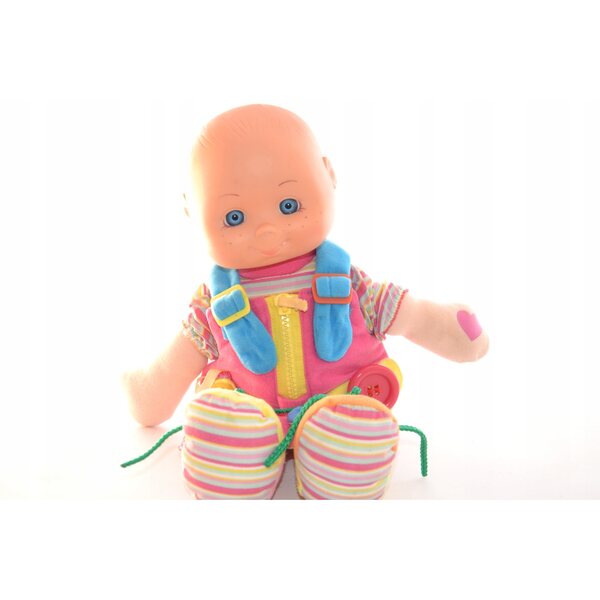 Bambola di pezza 34 cm - giocattolo educativo per bambini 3+