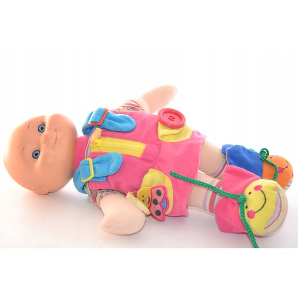 Bambola di pezza 34 cm - giocattolo educativo per bambini 3+