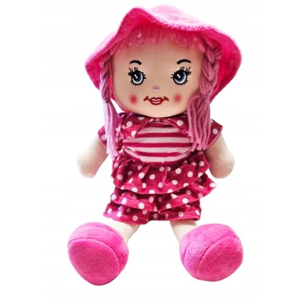 Lallega Zuzia in tessuto a pois con balze 35 cm per bambini 3+ anni