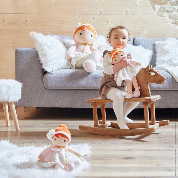 Bambola di stoffa Tendresse Valentine 25 cm Balletto morbida e lavabile