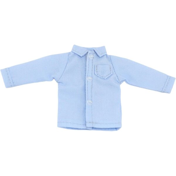 Colcolo Camicia Casual Blu per Action Figure 1/12 - Mini Abbigliamento 6 Pollici