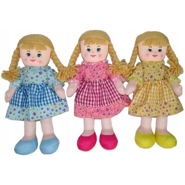 Bambola di stoffa 50 cm con suoni e canzoni per bambini 5 mesi+