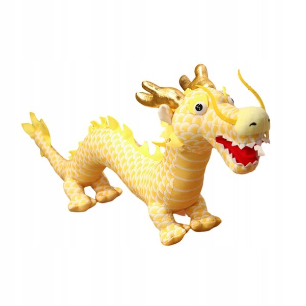 60 cm großes chinesisches Drachen-Plüschtier für Neujahr 2024