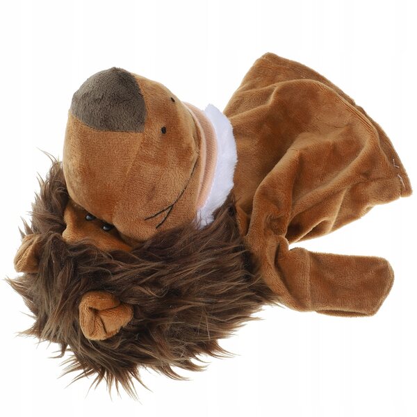Handgefertigte Pacynka in Tierform aus weichem Stoff für Lernspiele für Kinder
