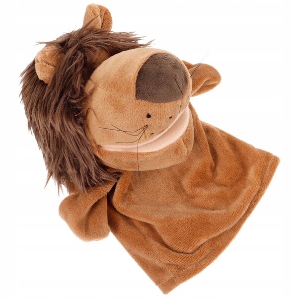 Handgefertigte Pacynka in Tierform aus weichem Stoff für Lernspiele für Kinder
