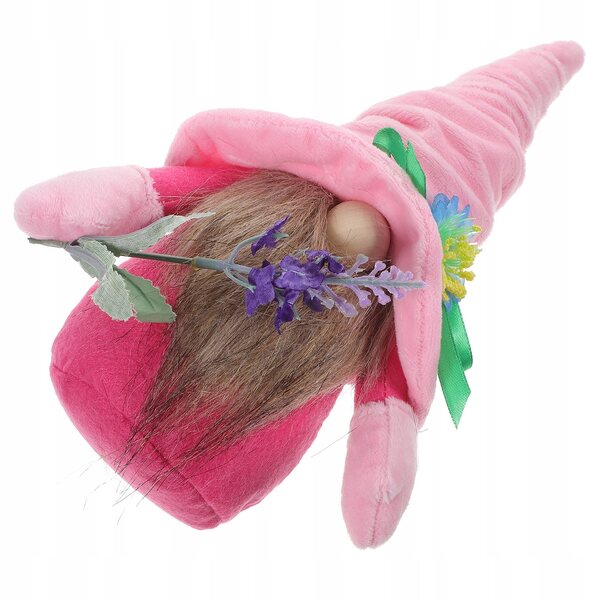 Gnom rosa dekoratives Plüschtier zum Muttertag, originelles und langlebiges Geschenk