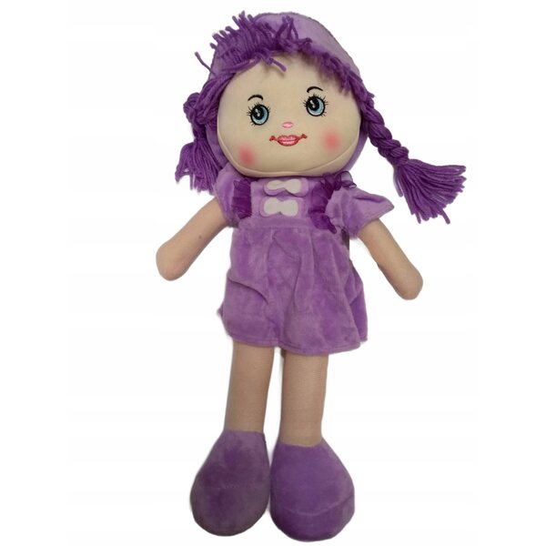 Bambola di pezza 40 cm in vestito per bambini oltre 3 anni