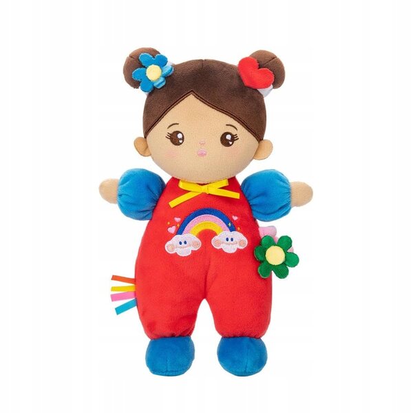 Bambola morbida in tessuto con vestiti 25 cm per bambini da 3 anni in su