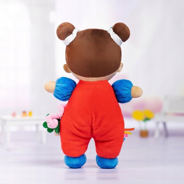 Bambola morbida in tessuto con vestiti 25 cm per bambini da 3 anni in su