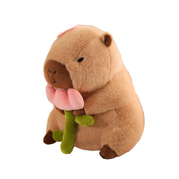 Capybara Plüsch 30 cm weich und realistisch, ideal als Geschenk und Dekoration