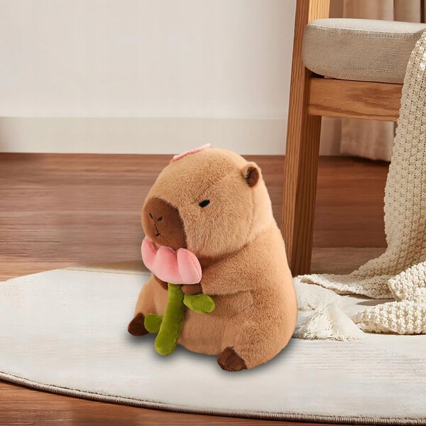 Capybara Plüsch 30 cm weich und realistisch, ideal als Geschenk und Dekoration