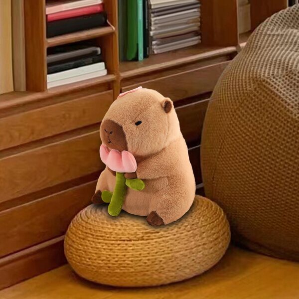 Capybara Plüsch 30 cm weich und realistisch, ideal als Geschenk und Dekoration