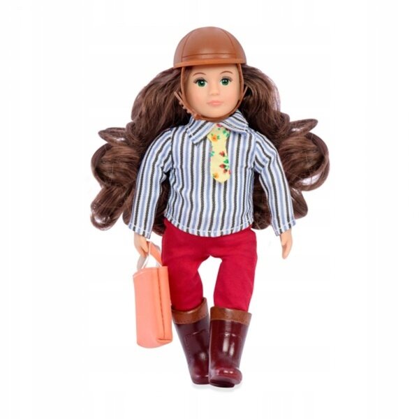 LORI Teagan, 15 cm große Jockeypuppe mit Reitbekleidung und Zubehör