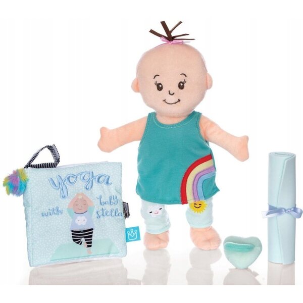 Yoga Baby Stella Manhattan Spielzeugset mit Puppe, Matte und Kinderbuch